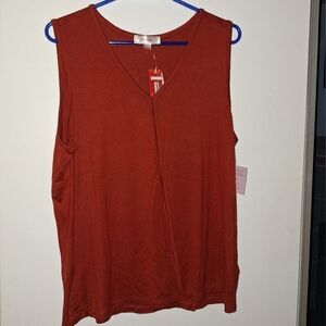 Grenier Orange Tank Top Size XL New With Tags